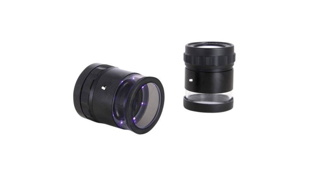 Loupe with LED, 10x, 30 mm